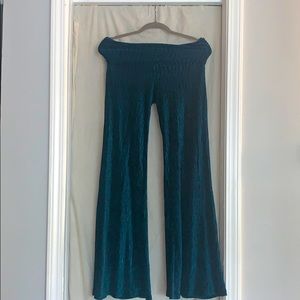 Deep Teal Boho Leggings